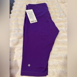 Lululemon Athletica Women's College Purple Capris
